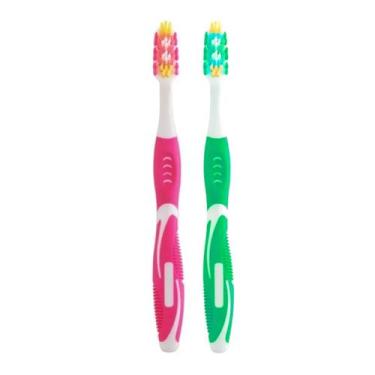Imagem de Kit 2 Escovas De Dente Ultra Macia Cabo Antideslizante Klin - MARCO BO