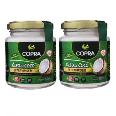 Imagem de Kit 2 Óleo de Coco Extravirgem Copra 200ml