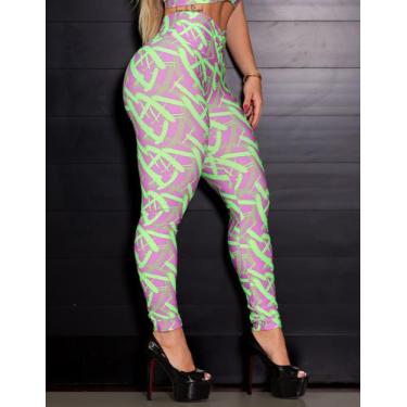 Imagem de Legging Feminina Estampada Levanta Bumbum Fitness - Fitmoda, Estampa 3