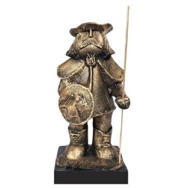 Imagem de Sancho Pança escultura Livro Dom Quixote De Miguel Cervantes - FiNEGOO