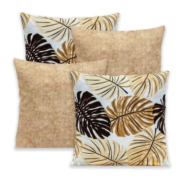 Imagem de Kit 4 Capas de Almofada Gorgurinho com Zíper 40cm x 40cm - Bem Me Quer