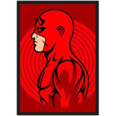 Imagem de Quadro Decorativo Demolidor Super Heróis Geek Séries Filmes Cinema Dec