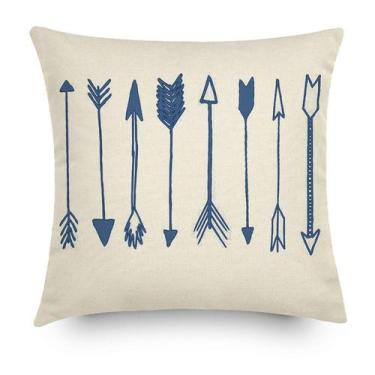 Imagem de Almofada Flechas 40x40cm Azul - FASTLAR