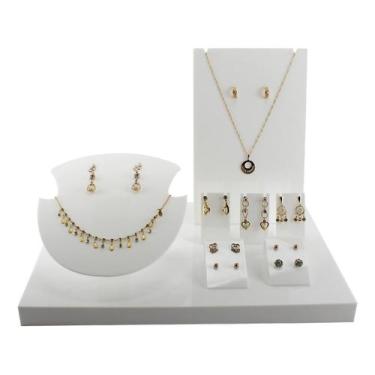 Imagem de Display Expositor De Semi Joias E Bijuterias Completo 8 Pçs - Acriliku