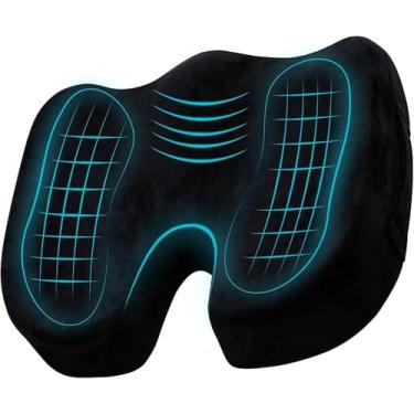 Imagem de Almofada Para Coccix, Almofada de Assento de Espuma de Memória, Almofada Ortopédica de Assento para Carro, Almofada de Assento Espuma, Almofada de Assento para Cadeira de Escritório