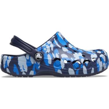Imagem de Sandália crocs baya printed clog k navy - 29