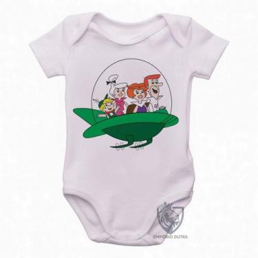 Imagem de body nenê criança roupa bebê   Os Jetsons nave - Empório Dutra, G   ( 