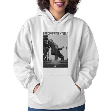 Imagem de Moletom Feminino Dancing with myself - Foca na Moda, Branco, G