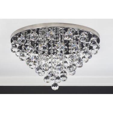 Imagem de Lustre Plafon Cristal Egípcio Importado 50cm Redondo 539/50 - IluminaM