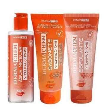 Imagem de Kit Limpeza Facial Rotina Skin Care para Peles Mistas e com MelasmaVit