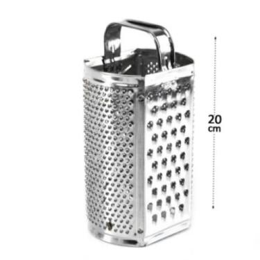 Imagem de Ralador de Inox 4 Faces Multiuso 20cm - SCH