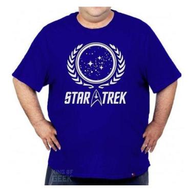 Imagem de Camiseta Plus Size Star Trek Camisa Jornada Nas Estrelas - KING OF GEE