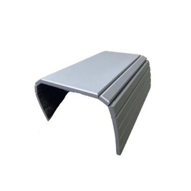 Imagem de Esteira Bandeja Suporte Reta Flexível P/ Braço Sofá Cinza - MA Sorprez