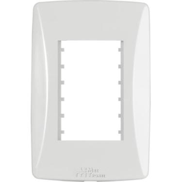 Imagem de Placa 4x2 Para 3 Modulos Petra - Mill - Mectronic