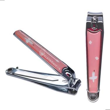 Imagem de Alicate de Unha Grande com Lixa Profissional Cortador Inox Estampado e