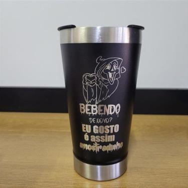 Imagem de Copo térmico - Amostradinho - Mery Personalizados, Preto