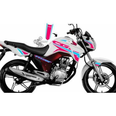 Imagem de Kit Completo Adesivo Titan 150 Edição Especial Matrix - Adesivos Matri