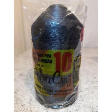 Imagem de Linha de Pipa Vera Cruz Colorida 12000 Jds - fio 10, Preta