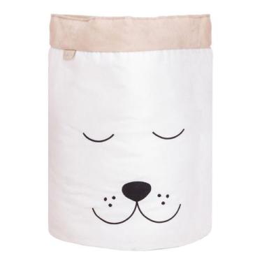 Imagem de Cesto Organizador Para Brinquedos  - Bebê & Enxoval, Cachorro Cru/Cáqu