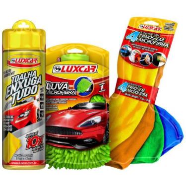 Imagem de Kit Microfibra Luxcar