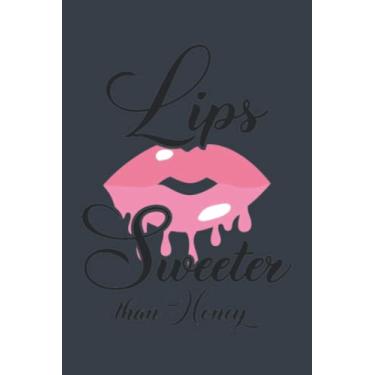 Imagem de Lips Sweeter Than Honey 3 Notebook: Chimney Grey Matte Finish Lined Journal, 6 x 9 120 Pages, Gift For Thinkers, List Makers and Doers (Lips Sweeter Than Honey 3 Journal)