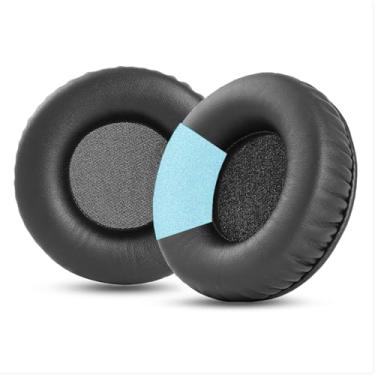 Imagem de YDYBZB Protetores Auriculares de Substituição para Fones de Ouvido Jabra Evolve 20 30 40 65 (Espuma e Couro)