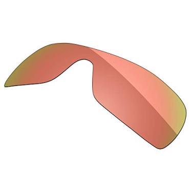 Imagem de Firtox Lentes polarizadas de substituição compatíveis com óculos de sol Oakley Turbine Rotor OO9307 - Blush Gold