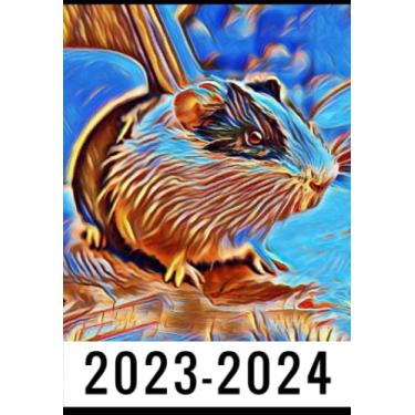 Imagem de Hamster 2-Year 2023-2024 Pocket Planner: Monthly Calendar & Agenda Organizer, Monthly Appointment Book, Jan 2023 Dec 2024 Personal Time Management, ... your next 2 years, Gifts For Hamster lovers.