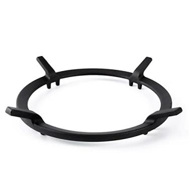 Imagem de Anel Wok, peças de reposição para fogão a gás GE peça W10216179 Suporte de ferro fundido para Kenmore Whirlpool Kitchenaid Range Suporte de fogão de substituição para panelas Wok Suporte de grelha