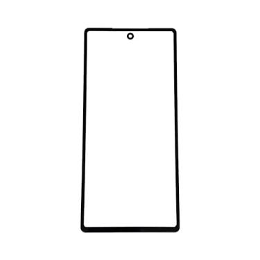 Imagem de Mustpoint Substituição de lente de vidro frontal externa + OCA para Google Pixel 6 5G 16.3 cm preto