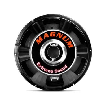 Imagem de Woofer Magnum 15 Polegadas 500w Rms Alto Falante 8ohms, Preto