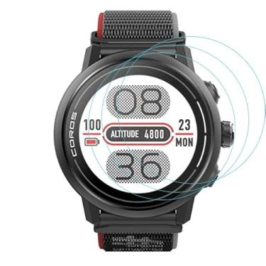 Imagem de Xinhewong Pacote com 3 protetores de tela compatíveis com COROS APEX 2 de vidro temperado compatível com Smartwatch COROS APEX 2 [dureza 2,5D 9H] [antiarranhões]