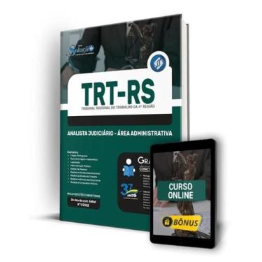 Imagem de Apostila TRT-RS - Analista Judiciário - Área Administrativa - Editora 