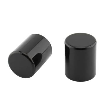 Imagem de FINMOKAL Capas pretas de ponto de encaixe traseiro para Road King/Heritage Softail Classic/Fat Boy/Softail/Low Rider/Night Train/SuperLow/Dyna/Sportster/Forty Eight/Seventy 1984-2016