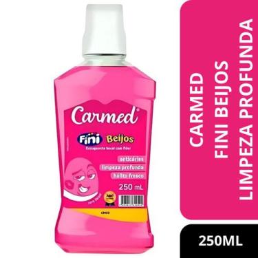 Imagem de Enxaguante Bucal  Kids Anticáries Carmed Beijos Flúor 250ml