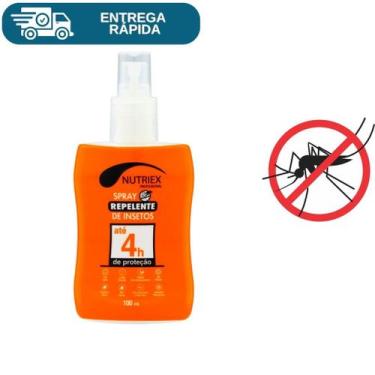 Imagem de Repelente Spray 4 Horas 100ml Nutriex Proteção Contra Insetos Pernilon