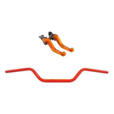 Imagem de Kit Manete Guidão Esportivo Xt660 Xt 225 Tdm225 Dt 200 Todas - Stark R