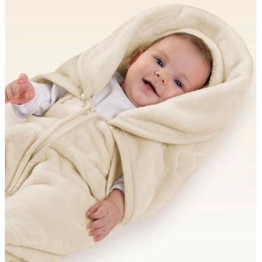 Imagem de Manta Baby Sac (saco De Dormir E Cobertor) Da Jolitex Bege