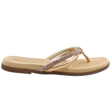 Imagem de Tamanco Dedo Feminino Casual Básico Dia a Dia Passeio Trabalho com Strass Conforto Beira Rio 8507.115