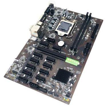 Imagem de Placa-Mãe B250BTC - 12 Slots PCI-e, DDR4, 1151