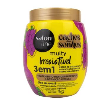 Imagem de Salon Line Cachos dos Sonhos Irresistivel 3em1 Uva Creme 1Kg