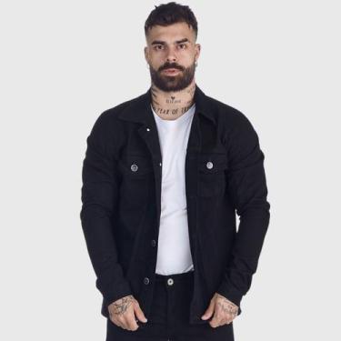 Imagem de Jaqueta Jeans HNO Jeans Premium Preto, P