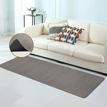 Imagem de 2 Tapete Passadeira Antiderrapante Absorvente Ln 45x160 Vr - IDEALIZA,