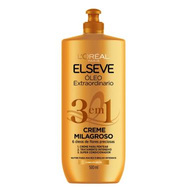 Imagem de Elseve L'Oréal Paris Óleo Extraordinário 3 em 1 - Creme de Pentear 500ml