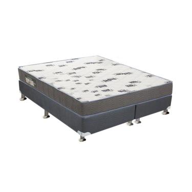 Imagem de Conjunto Box-ColchãoOrtobom D33 Light + Cama King 186