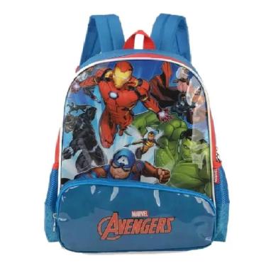 Imagem de Mochila Azul Vingadores - Maxlog IS38011AG0200UN