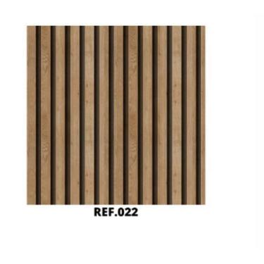 Imagem de Papel Parede Adesivo Madeira Ripado Ripas