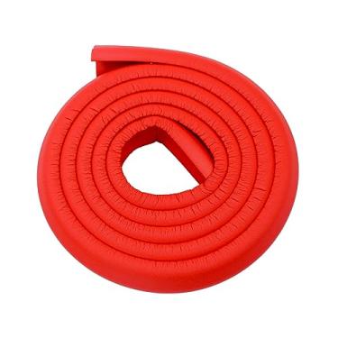 Imagem de Protetor de Quina em EVA, 2 Metros, Vermelho, com Fita Adesiva Dupla Face