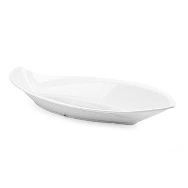 Imagem de Travessa Folha Gourmet Mix Branco 25.4x12.7Cm