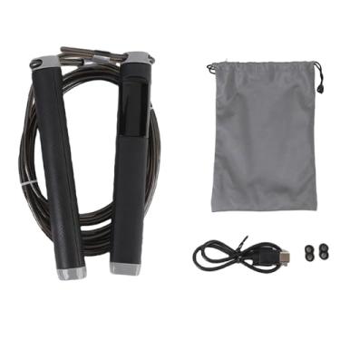 Imagem de Cordão Inteligente Recarregável, Contador de Aplicativos, Corda de Pular Ajuste Adequada para Adultos e Crianças